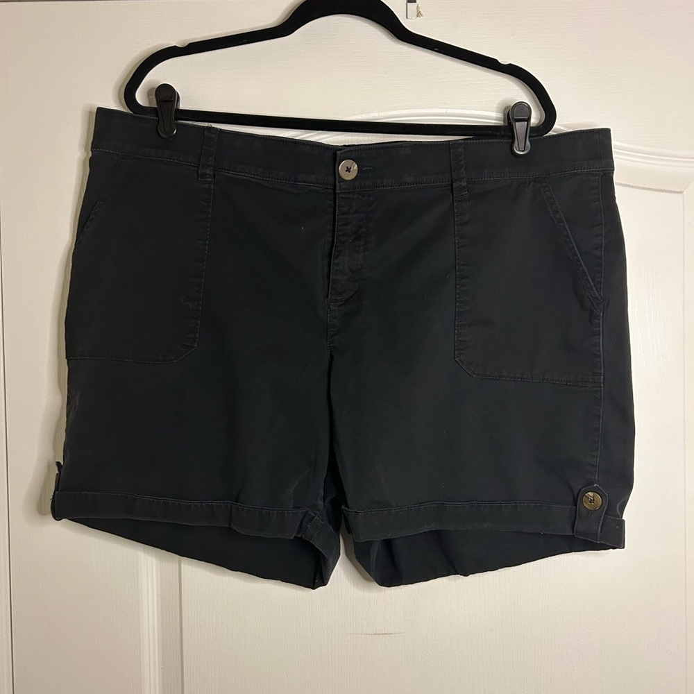 Lane Bryant Black Shorts